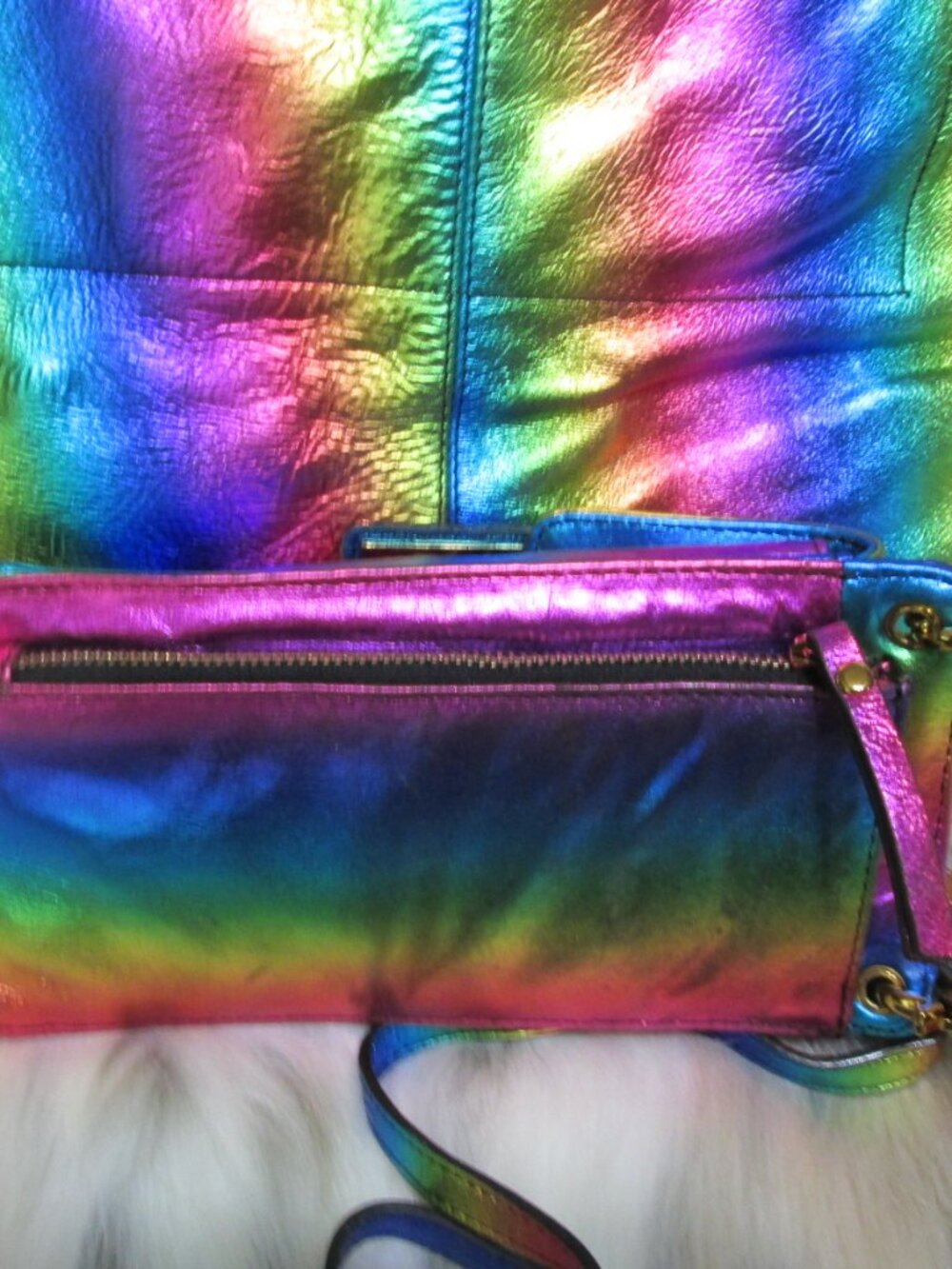 P3369-Sharif Legacy Colorblock Hobo Bag & Wallet Phone Crossbody - Picture 8 of 8